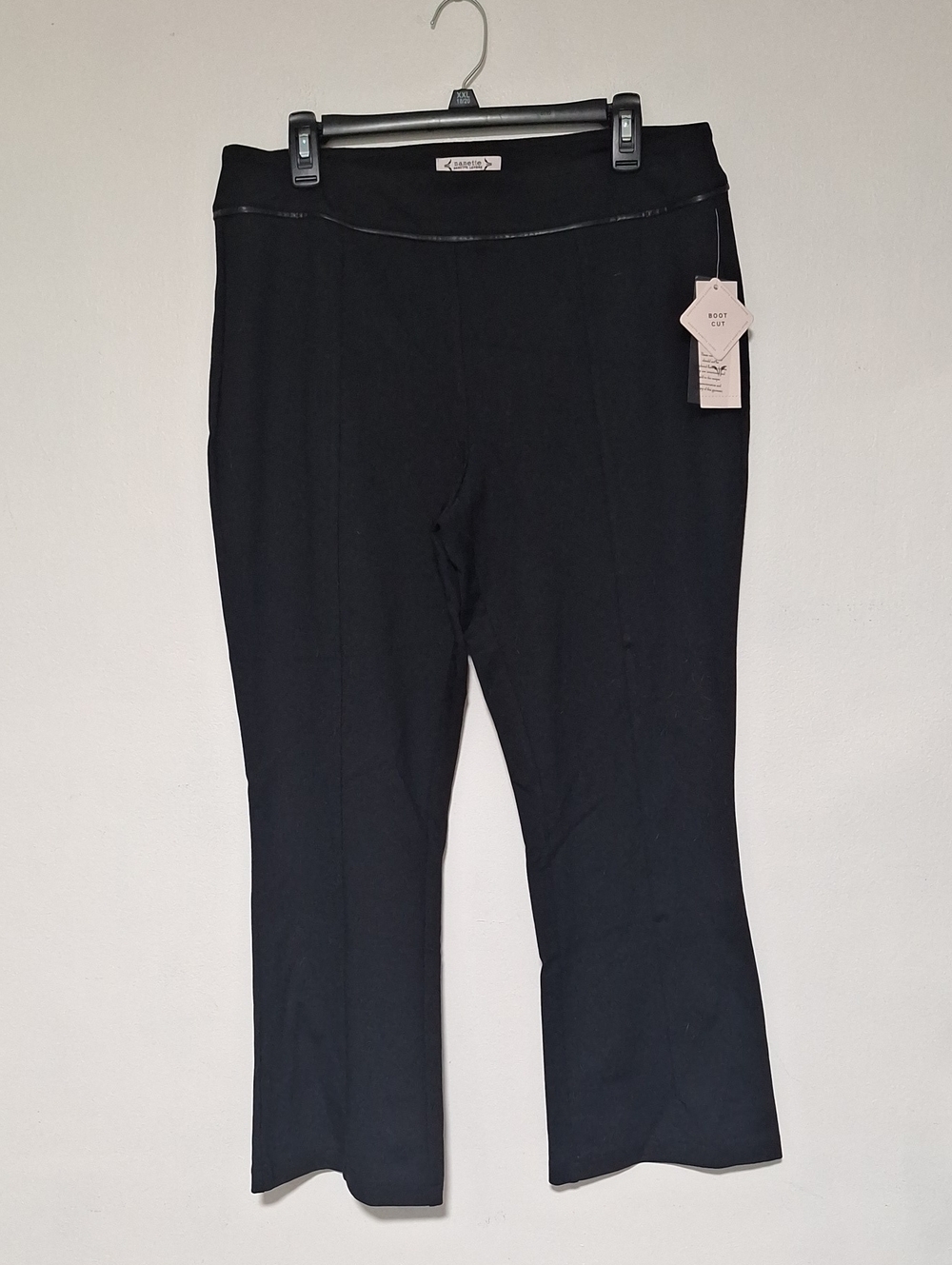 Nanette Lepore Ponte Black Boot-Cut Pants Office